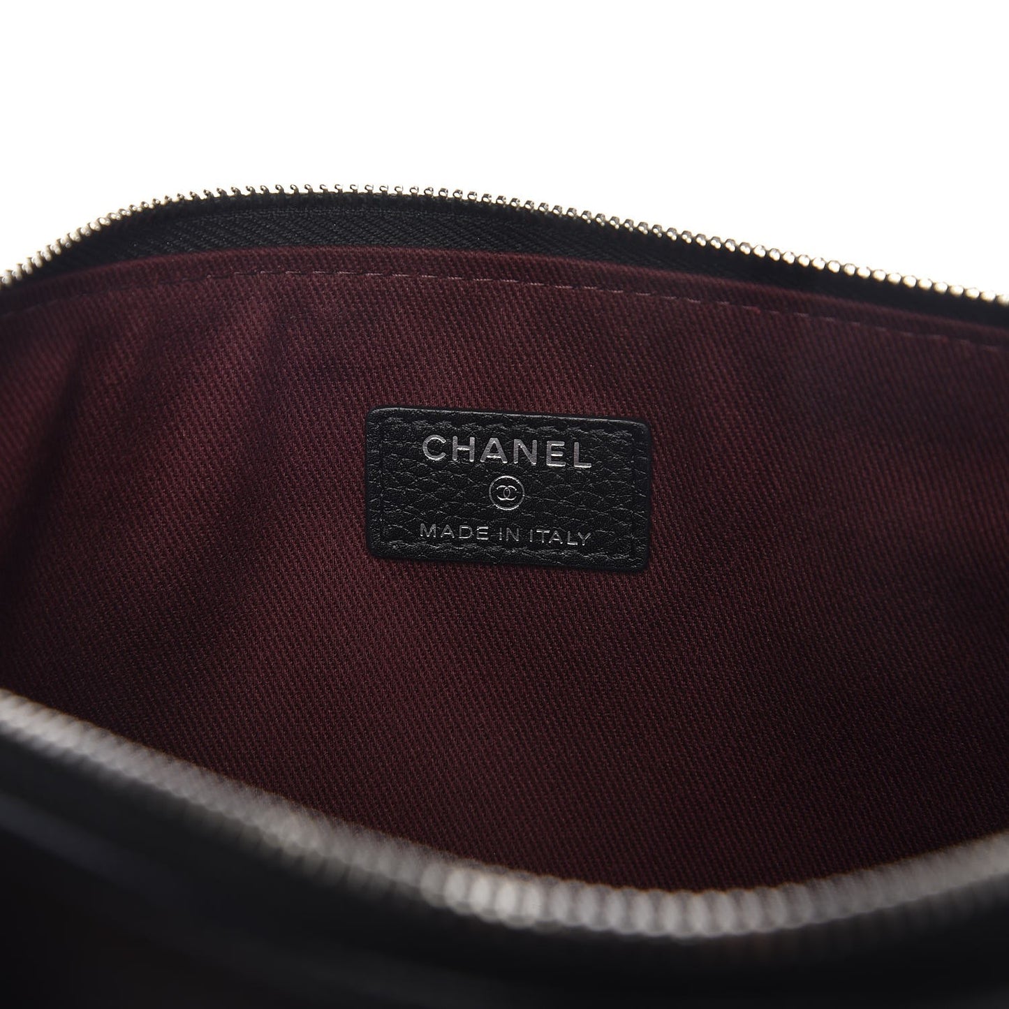 Grained Calfskin Large Neo Executive Cosmetic Case Black