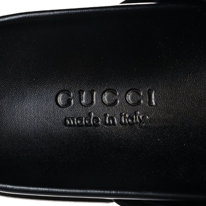 Gucci Calfskin Mens Horsebit River Slippers 9 Black 8 of 10