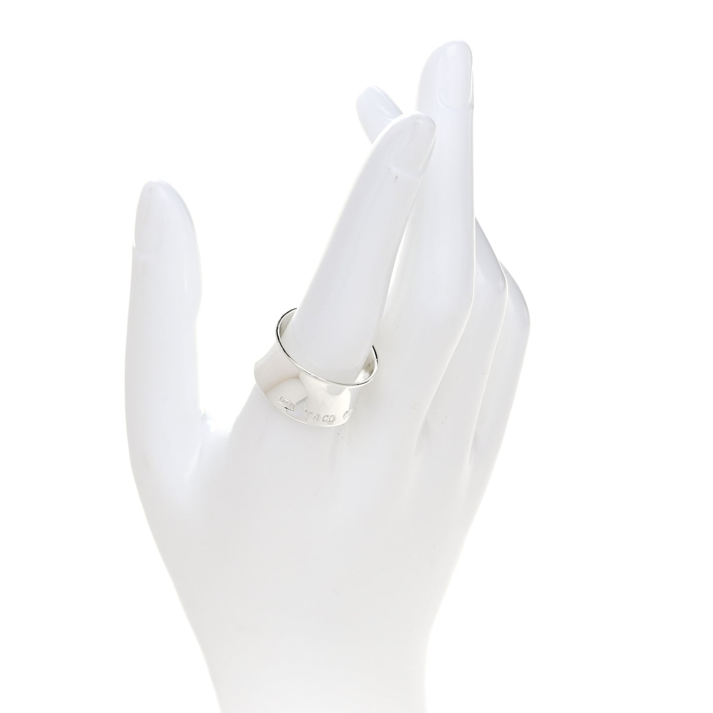 Sterling Silver Wide 1837 Ring 58 8.5