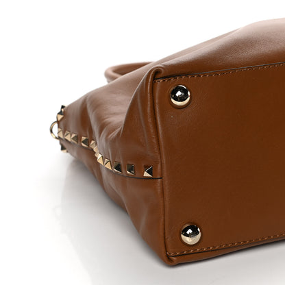 Valentino Garavani Vitello Rockstud Dome Satchel Deep Cuir 11 of 14