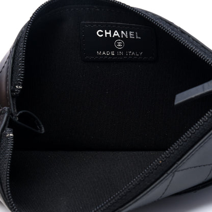 Chanel Calfskin Quilted Removable Zip Insert Black 3 of 4