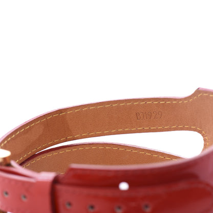 Louis Vuitton Vernis Charlton Bracelet Rouge 4 of 4