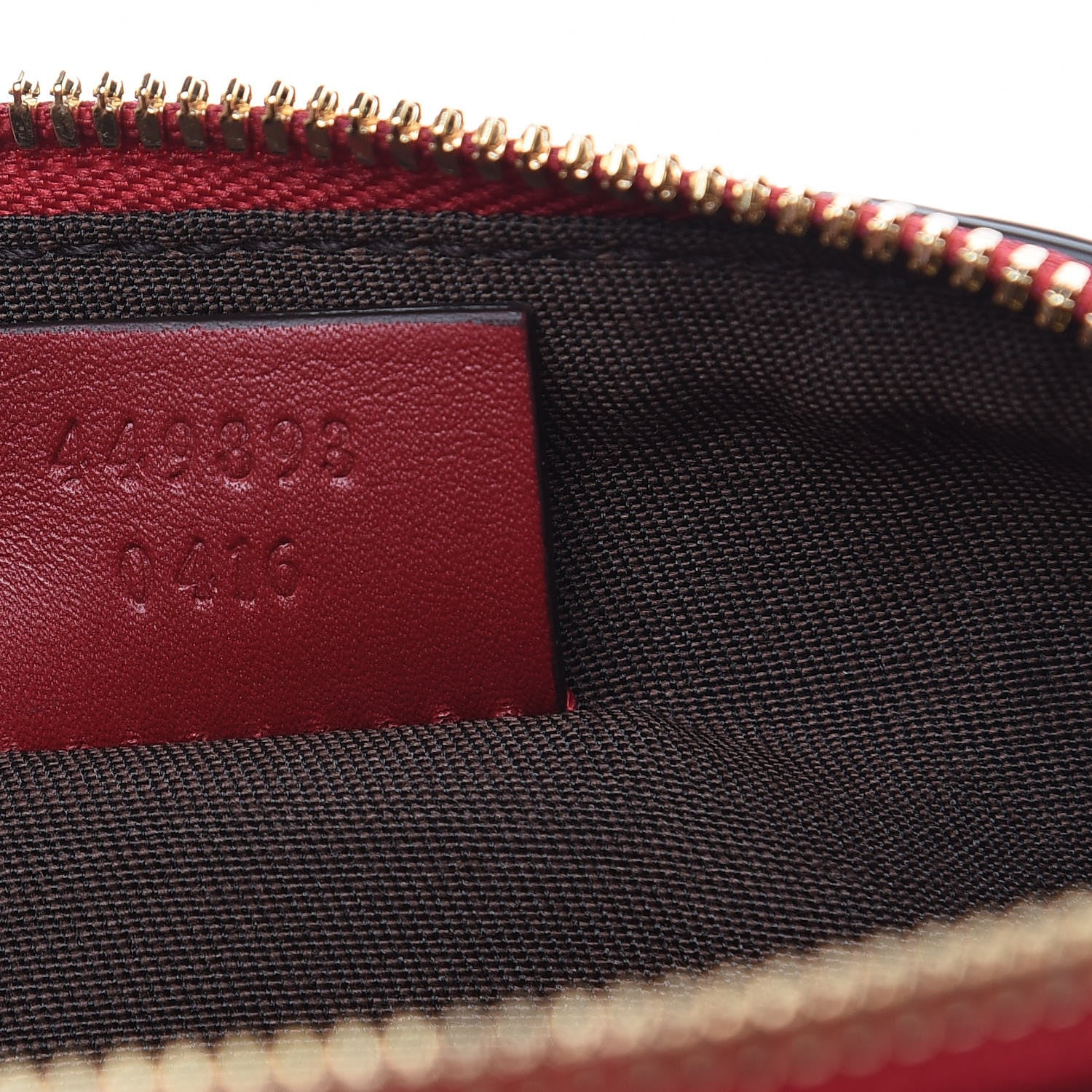 Gucci Microguccissima GG Cosmetic Case Red 7 of 11