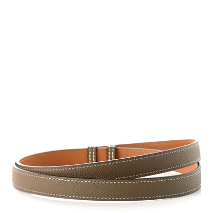Hermes Epsom Kelly Belt Etoupe 2 of 4