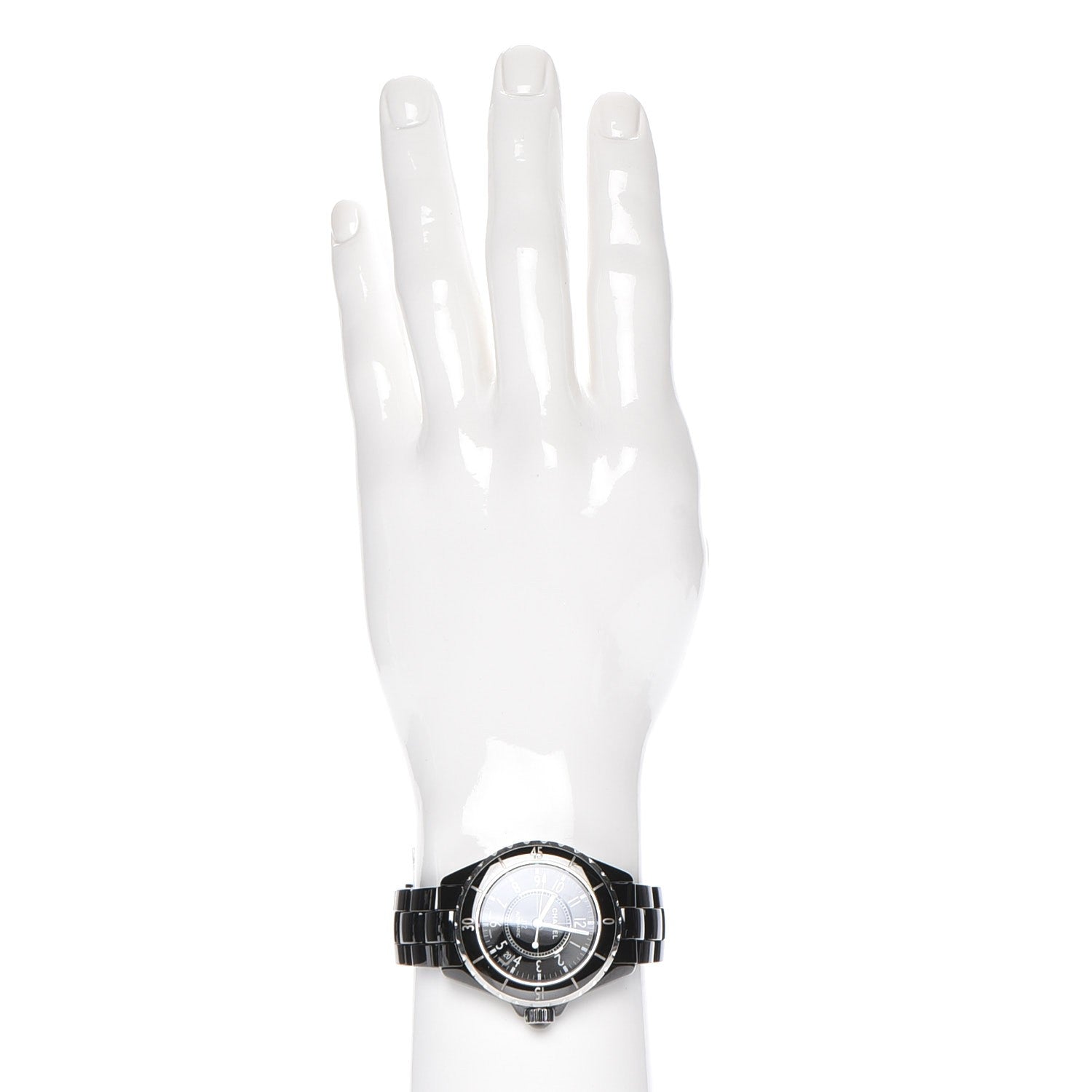 Chanel Stainless Steel Ceramic 38mm J12 Automatic Watch Black 2 of 6