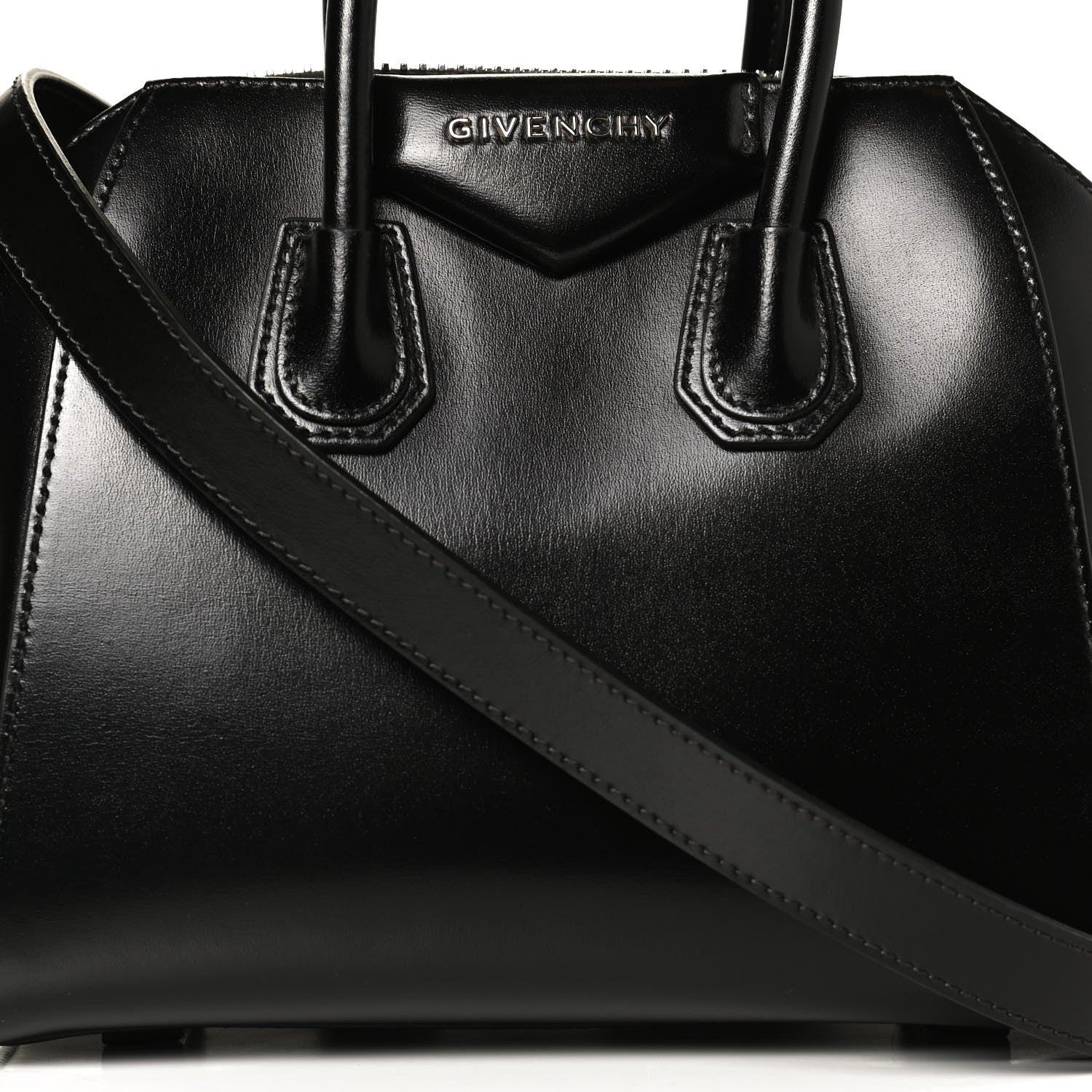 Givenchy Shiny Lord Calfskin Mini Antigona Black 8 of 12