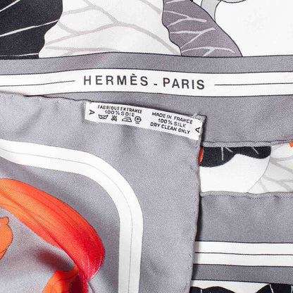 Hermes Silk Fleurs de Lotus Scarf 90 3 of 6