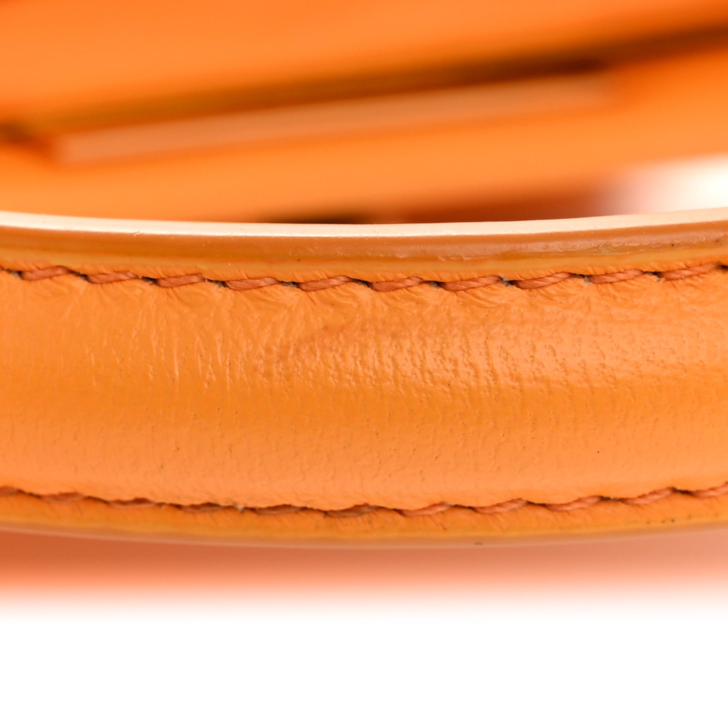 Nappa Mini Peekaboo Iconic Satchel Clementine
