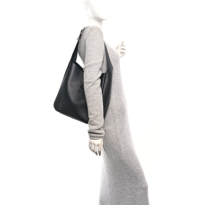 Saint Laurent Supple Calfskin Large Le 5 A 7 Soft Hobo Black 2 of 9
