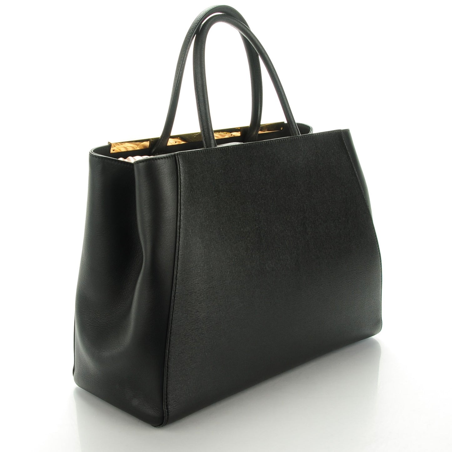 Vitello Elite Medium 2Jours Tote Black