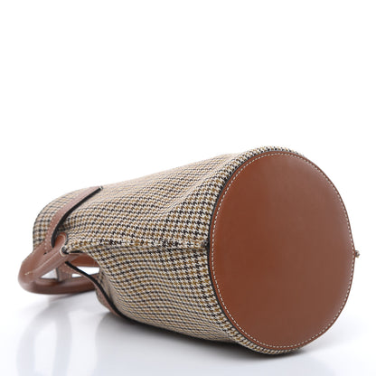 Celine Smooth Calfskin Tweed Nano Big Bag Bucket Tan 4 of 10