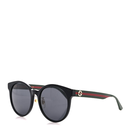 Gucci Acetate Square Frame Web Sunglasses GG0416SK Black 1 of 8