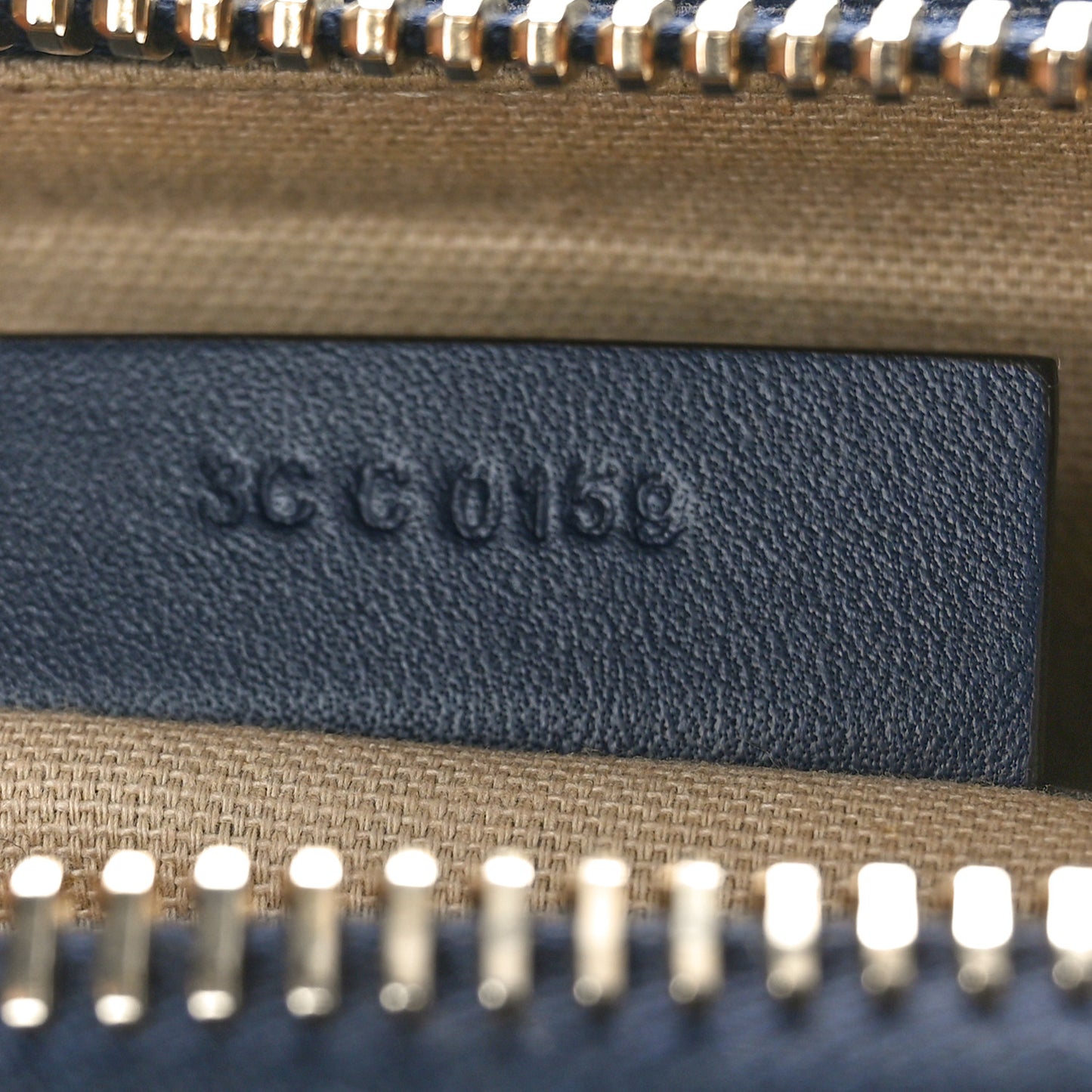 Calfskin Crocodile Embossed Small Antigona Deep Blue