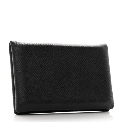Hermes Epsom Calvi Card Case Black 4 of 8