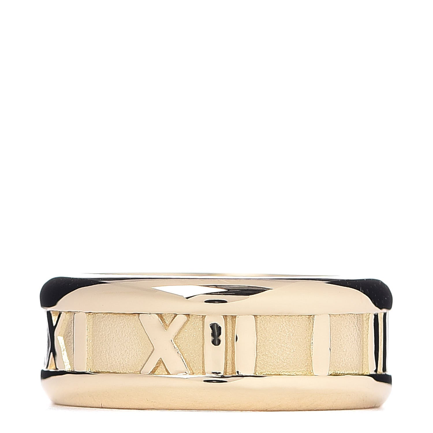 Tiffany 18K Yellow Gold 7mm Atlas Band Ring 49 4.75 3 of 5