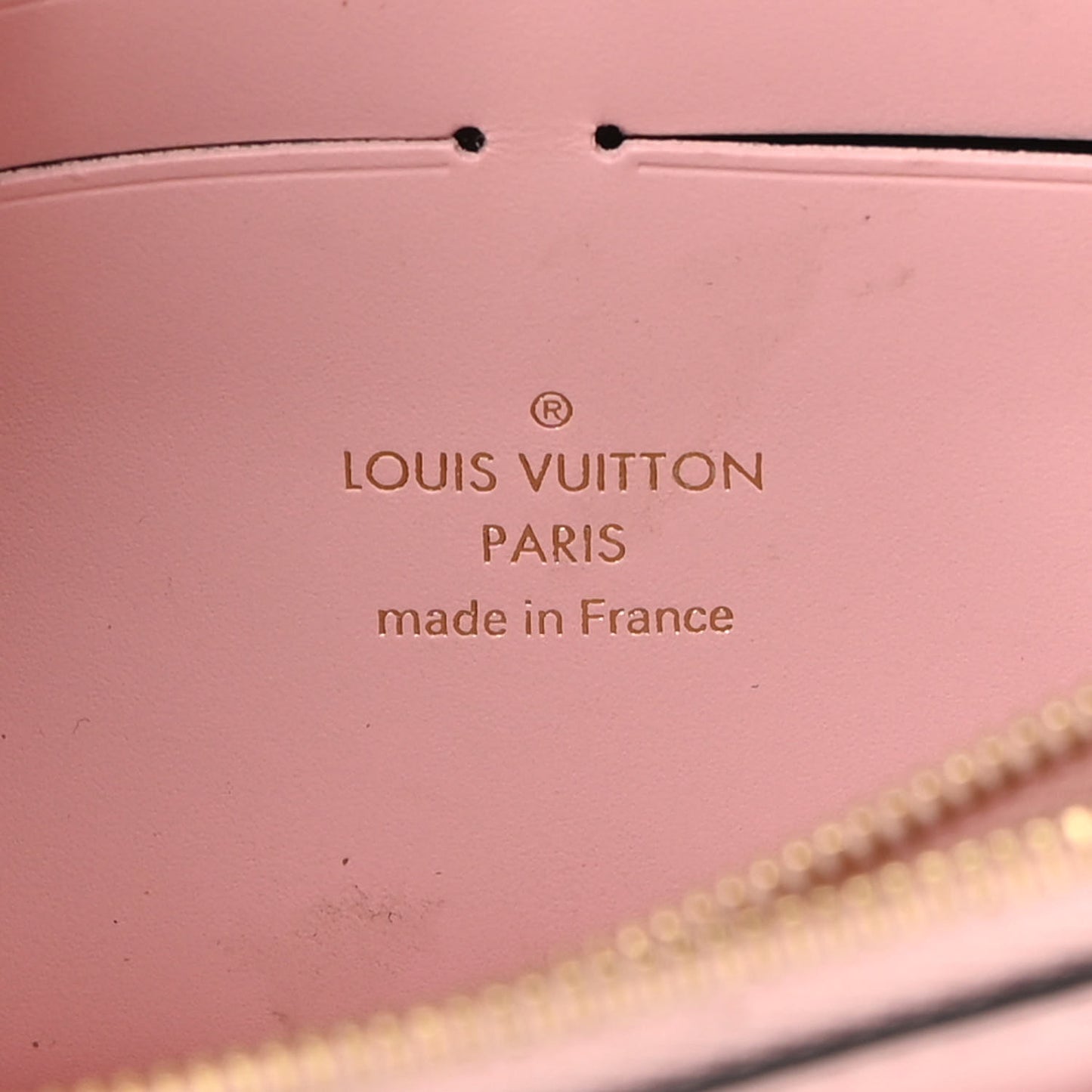 Monogram Flore Chain Wallet Rose Ballerine