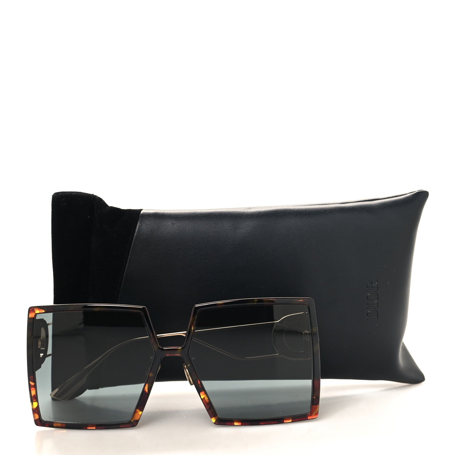 Christian Dior Acetate Square 30 Montaigne Sunglasses Tortoise 9 of 9