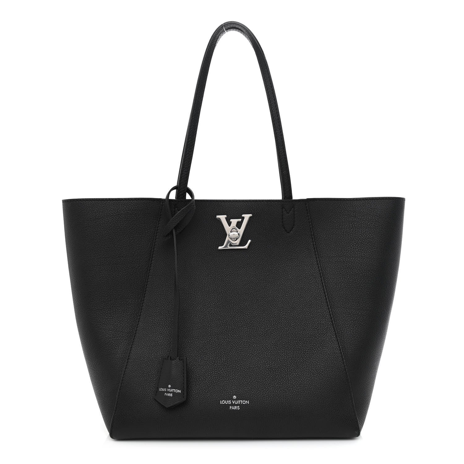Louis Vuitton Calfskin Lockme Cabas Black 1 of 12