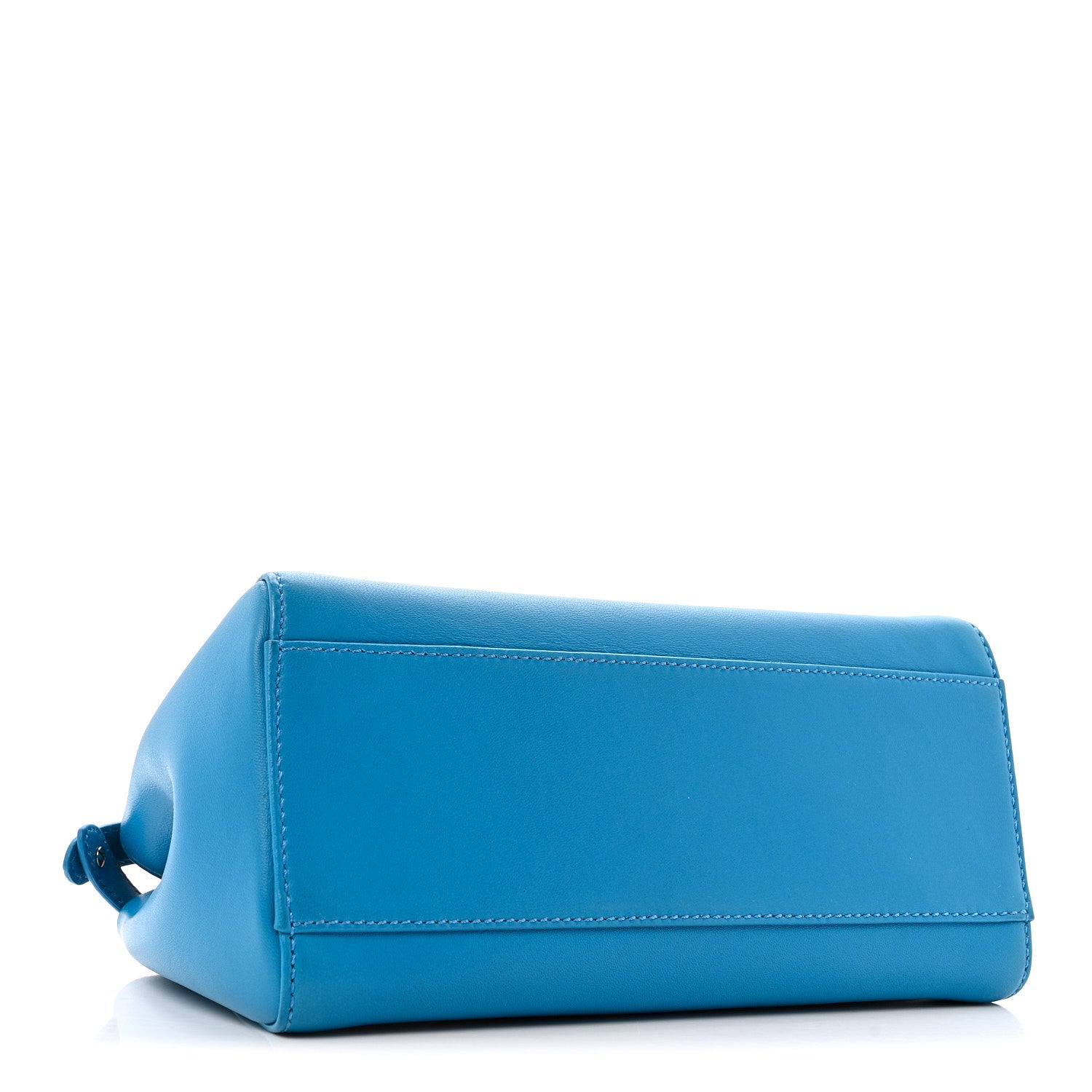 Fendi Nappa Colorblock Mini Peekaboo Iconic Satchel Blue Royal