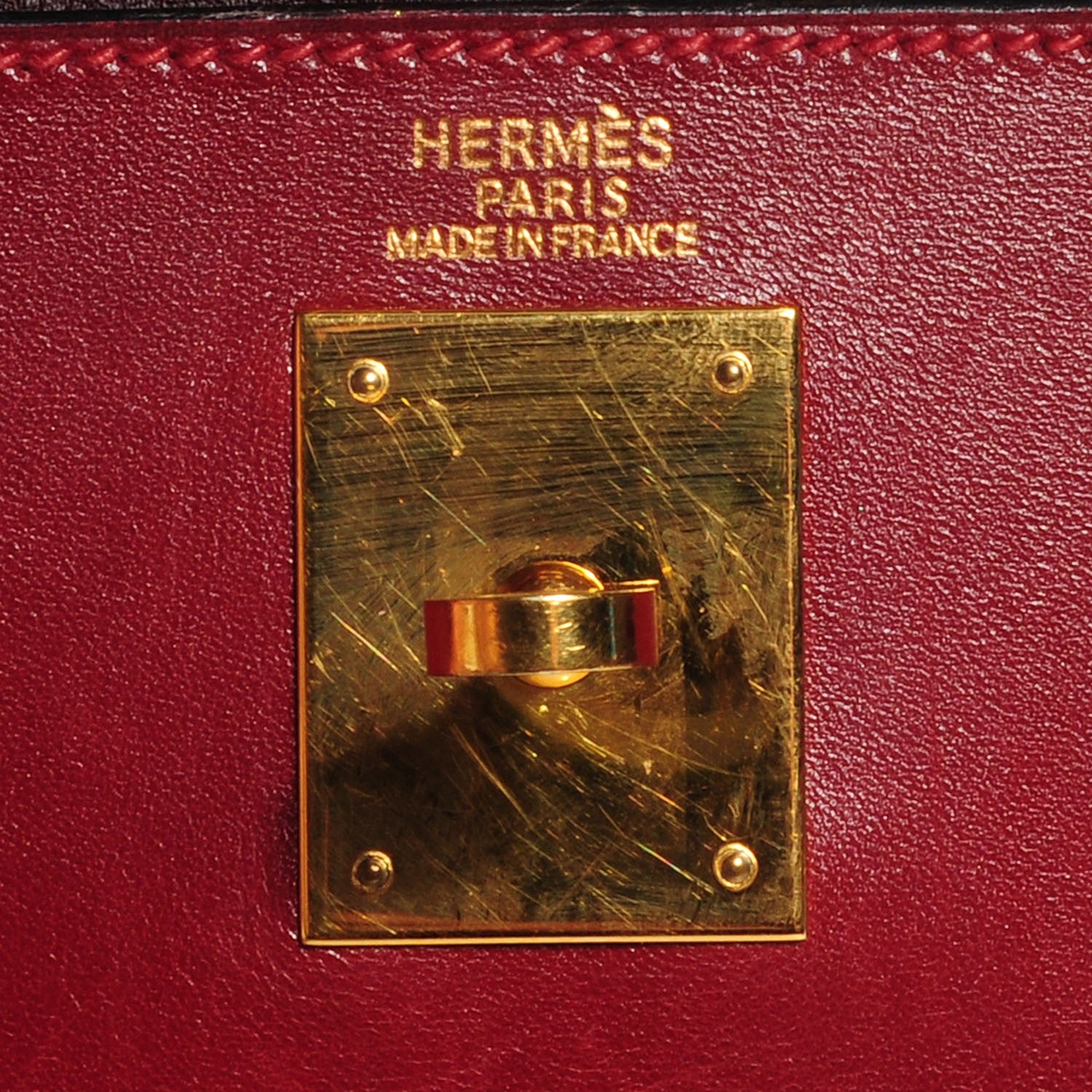 Hermes Box Kelly Retourne 32 Rouge H 17 of 28