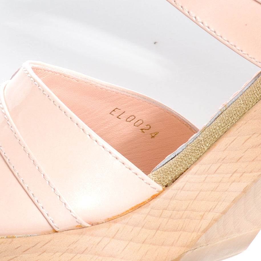 Louis Vuitton Patent Open Toe Mules 39.5 Marshmallow 8 of 8