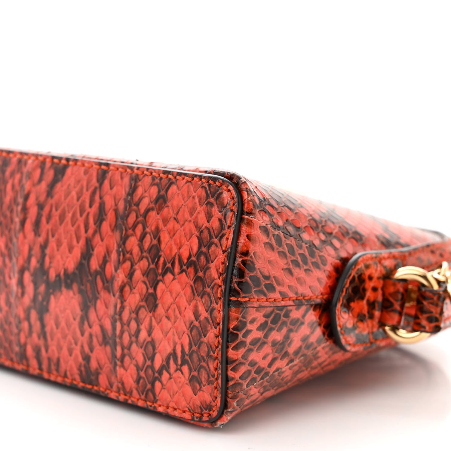 Gucci Snakeskin GG Small Ophidia Dome Shoulder Rev 10 of 10