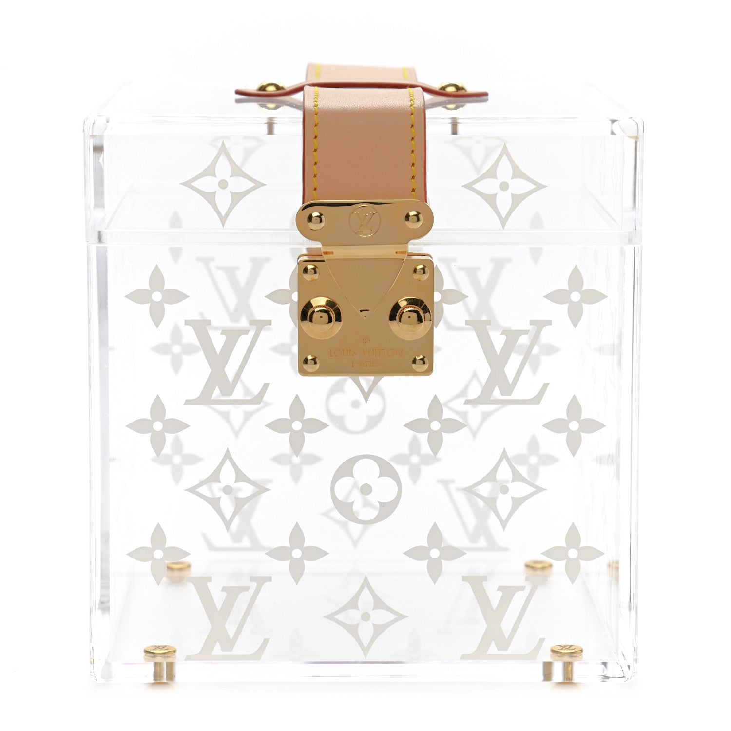 Louis Vuitton Transparent Plexiglass Cube Scott Box 1 of 8