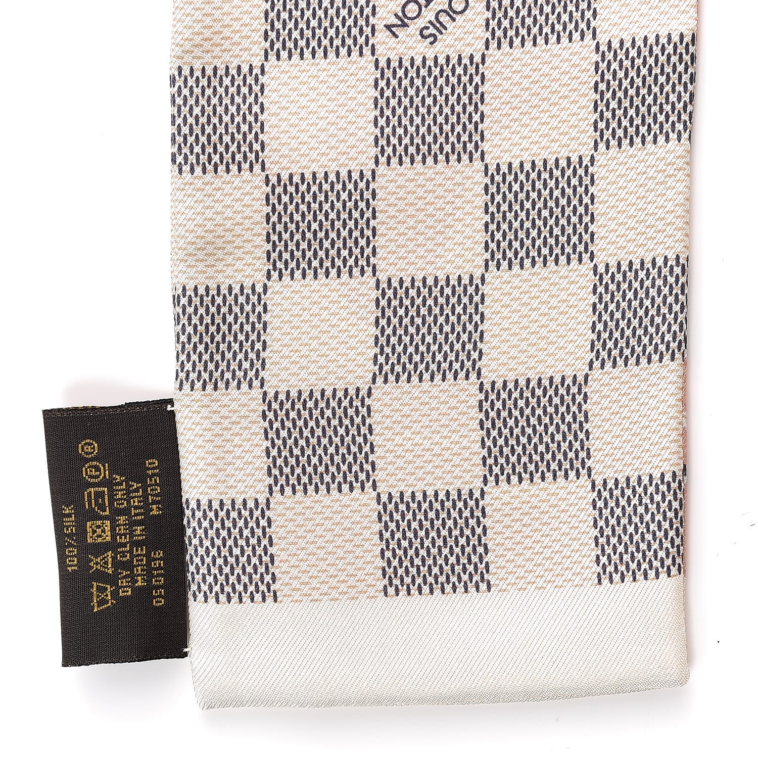 Louis Vuitton Silk Damier Azur Tahitienne Bandeau Rose Ballerine 5 of 5
