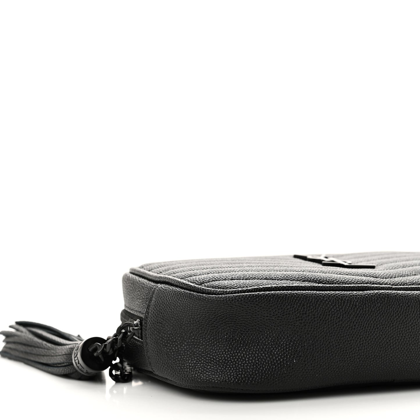 Grain De Poudre Matelasse Monochrome Monogram Mini Lou Camera Bag Black