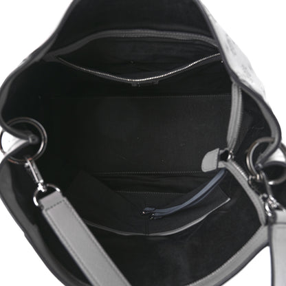 MCM Calfskin Ottomar Monogram Medium Klara Hobo New Beige 4 of 9