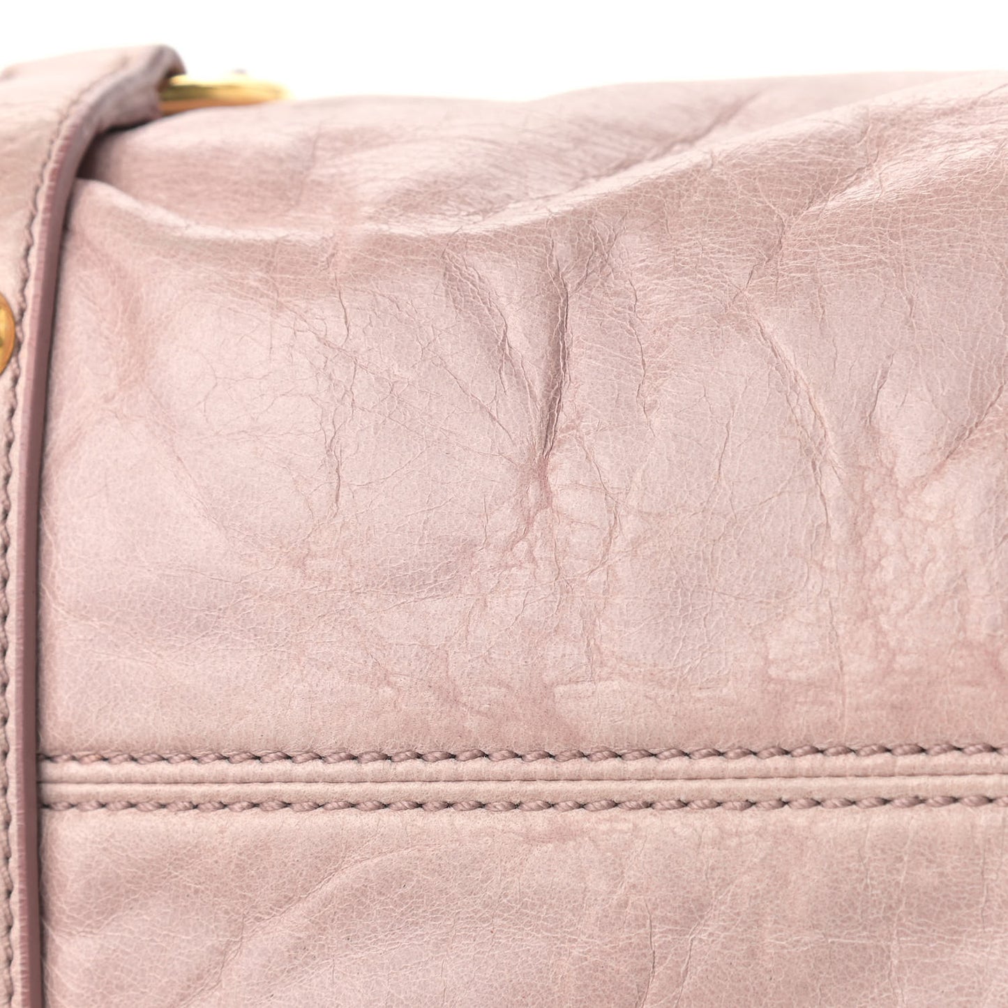 Vitello Lux Mini Bow Bag Cipria