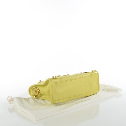Balenciaga Agneau Giant 12 Gold Hardware Mini City Jaune Citronnade 4 of 8