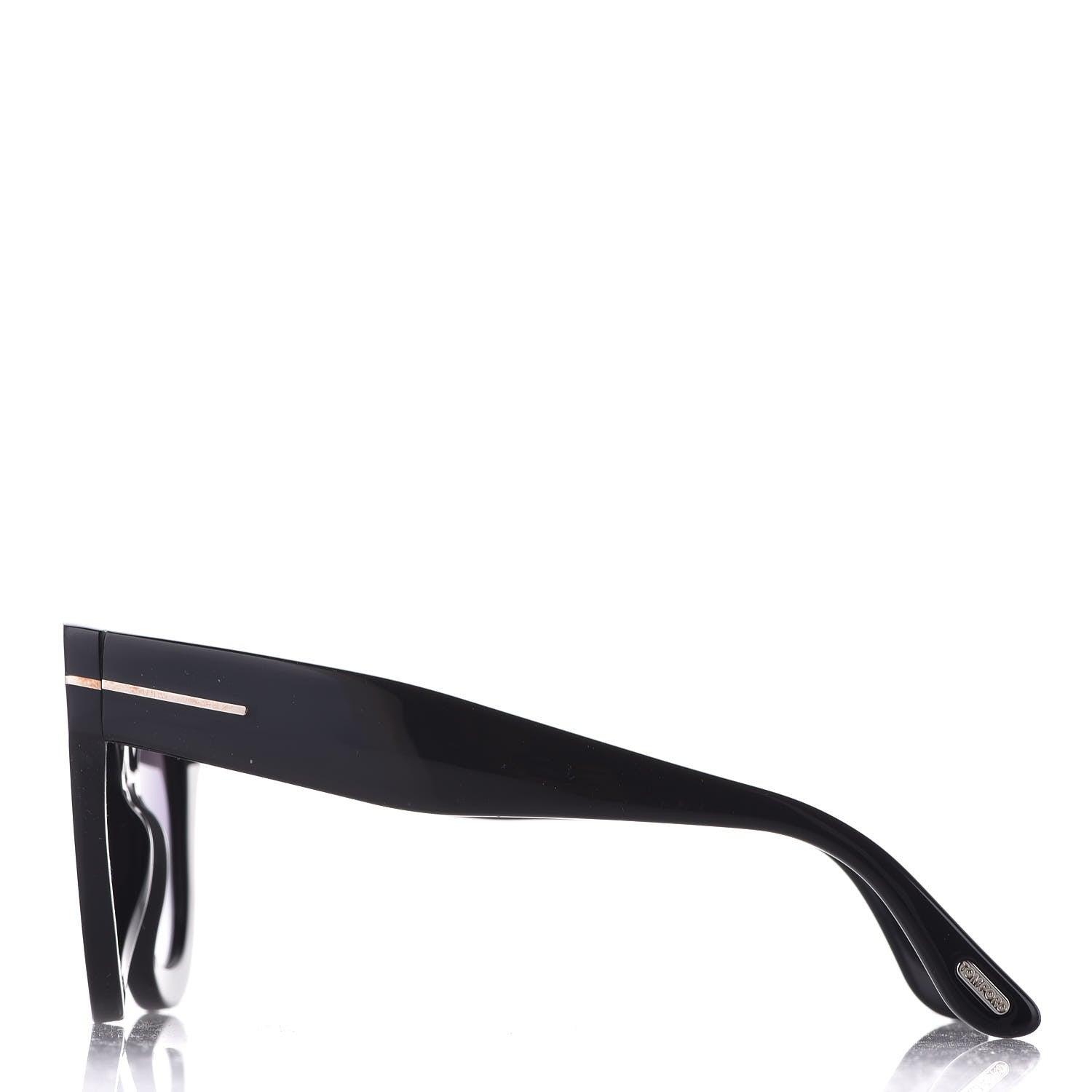 Tom Ford Karina Cat Eye Sunglasses TF612 Black 2 of 7