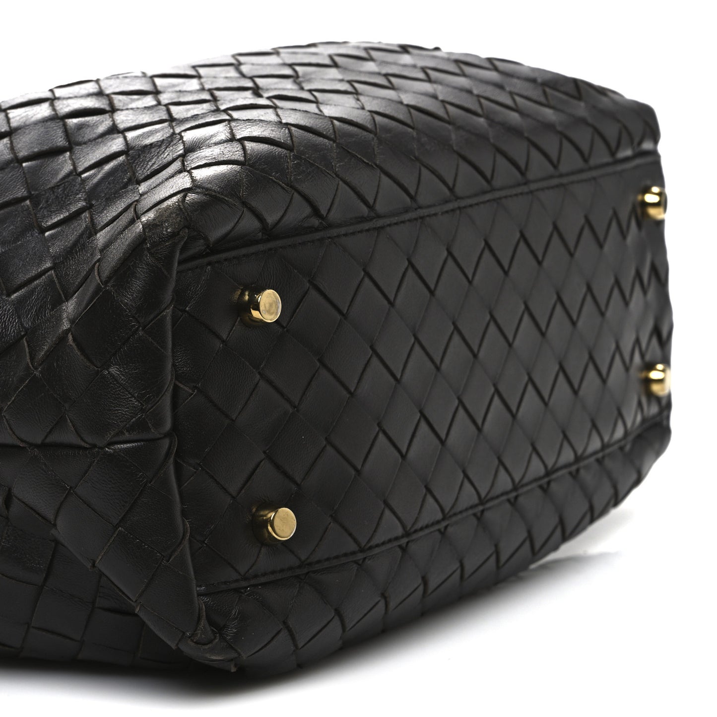 Nappa Intrecciato Bauletto Fondant