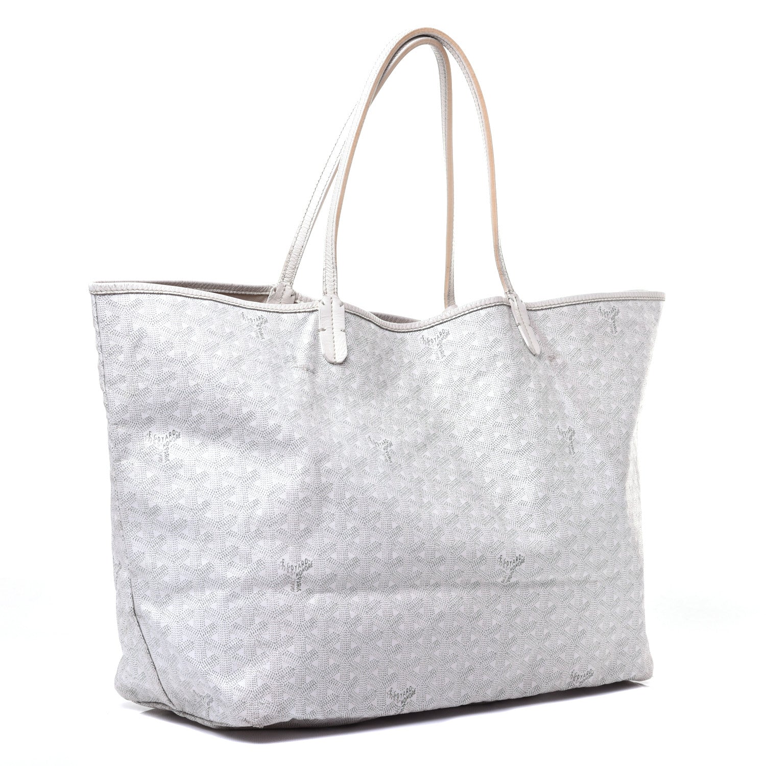 Goyard Goyardine Saint Louis GM White 3 of 12