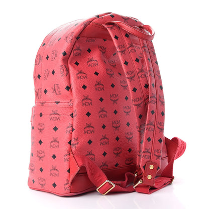 MCM Visetos Medium Sprinkle Stud Stark Backpack Corail 3 of 17