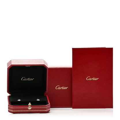 Cartier 18K White Gold Diamond Agrafe Earrings 5 of 5