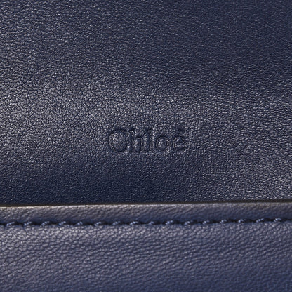 Chloe Lambskin Georgia Card Holder Deep Ocean 7 of 8
