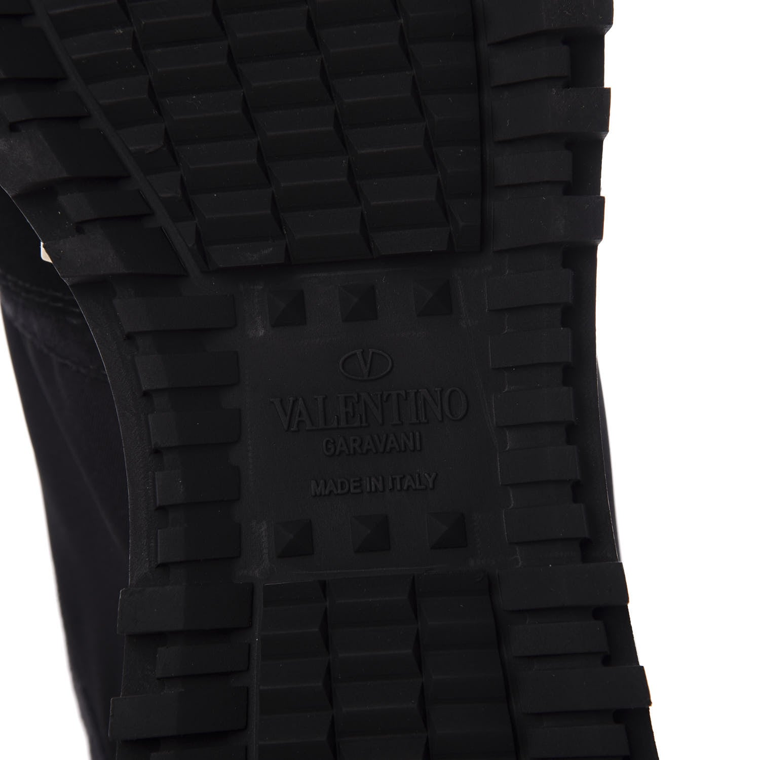 Valentino Garavani Suede Nylon Camouflage Womens Soul Rockstud Sneakers 38 Black 9 of 11