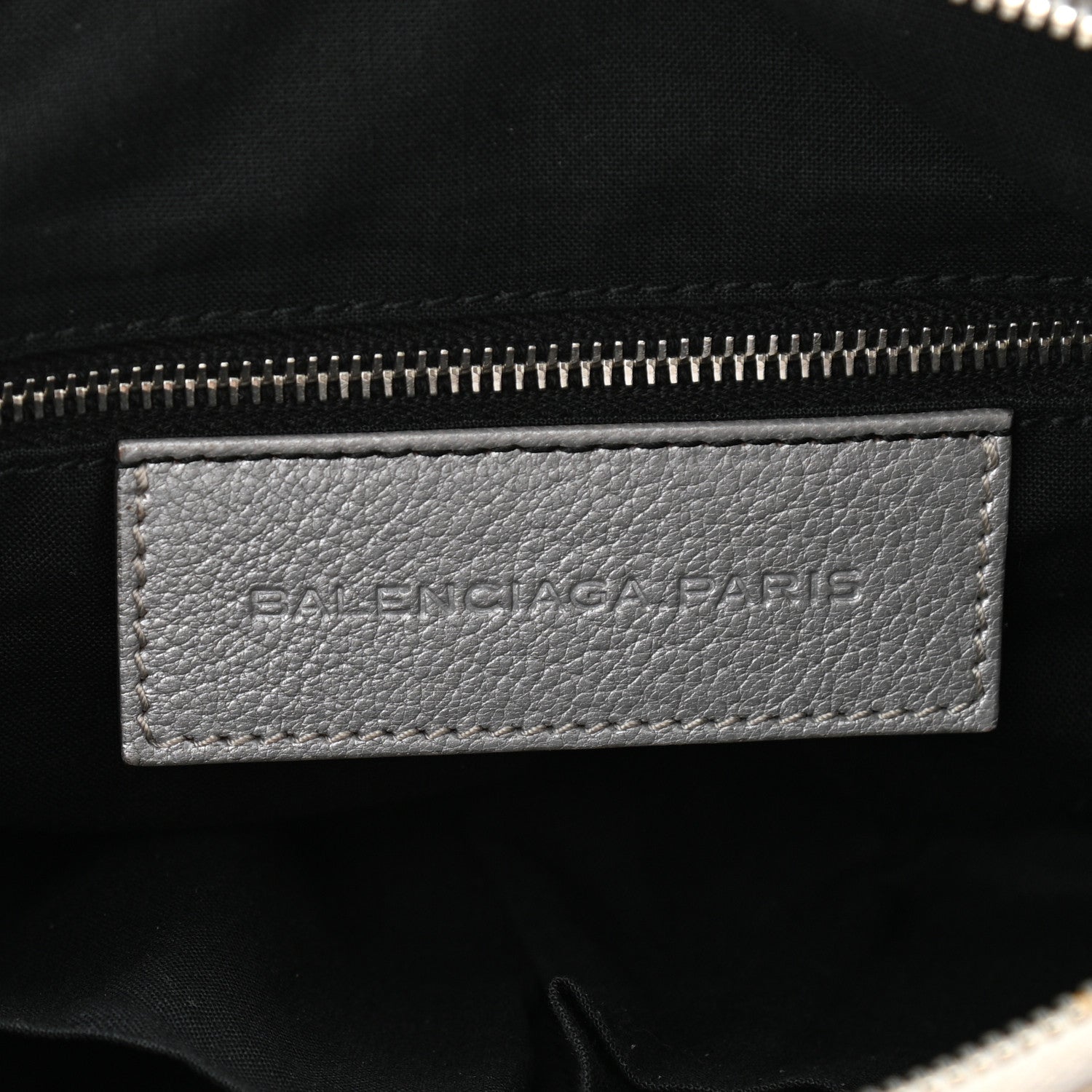 Balenciaga Pearlescent Goatskin Classic Palladium Hardware First Gris Gris Light 12 of 25