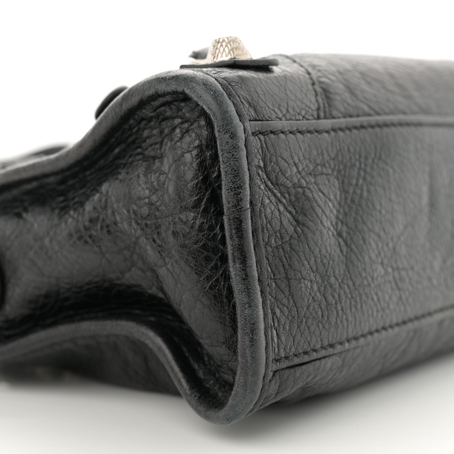 Agneau Giant 12 Silver Hardware Mini City Black