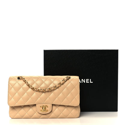 Chanel Caviar Quilted Medium Double Flap Beige Clair 12 of 12