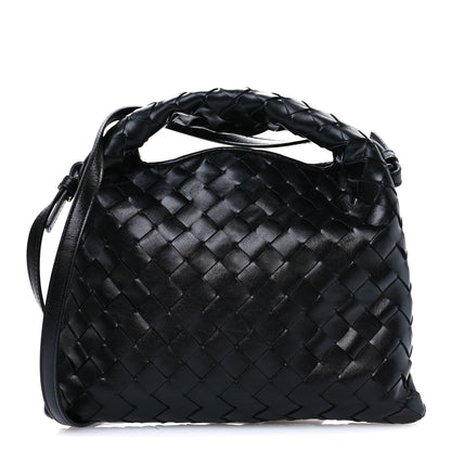 Bottega Veneta Calfskin Intrecciato Mini Hop Black 1 of 10
