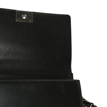 Chanel Calfskin Quilted New Medium Boy Flap Black 11 of 17