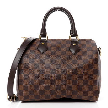 Louis Vuitton Damier Ebene Speedy Bandouliere 25 1 of 13
