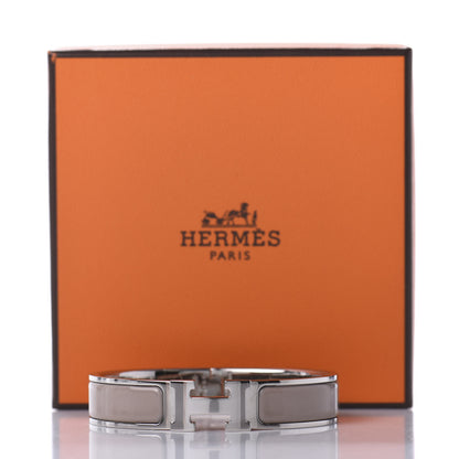Hermes Enamel Narrow Clic Clac H Bracelet PM Marron Glace 7 of 7