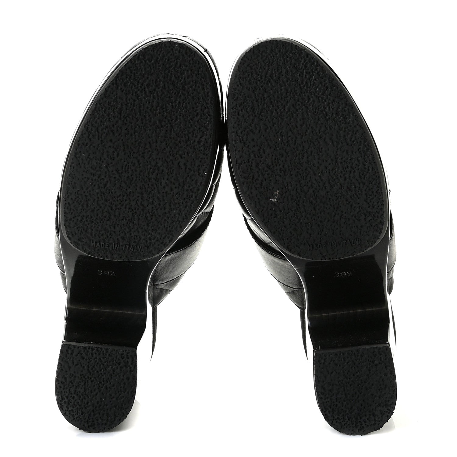 Chanel Lambskin Quilted CC Turn Lock Clogs 39.5 Black 8 of 11
