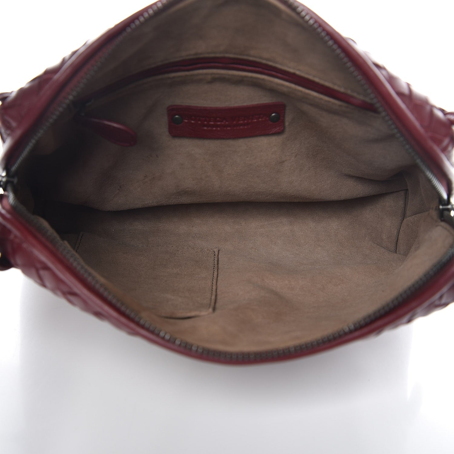 Bottega Veneta Nappa Intrecciato Crossbody Pillow Aubergine 5 of 9