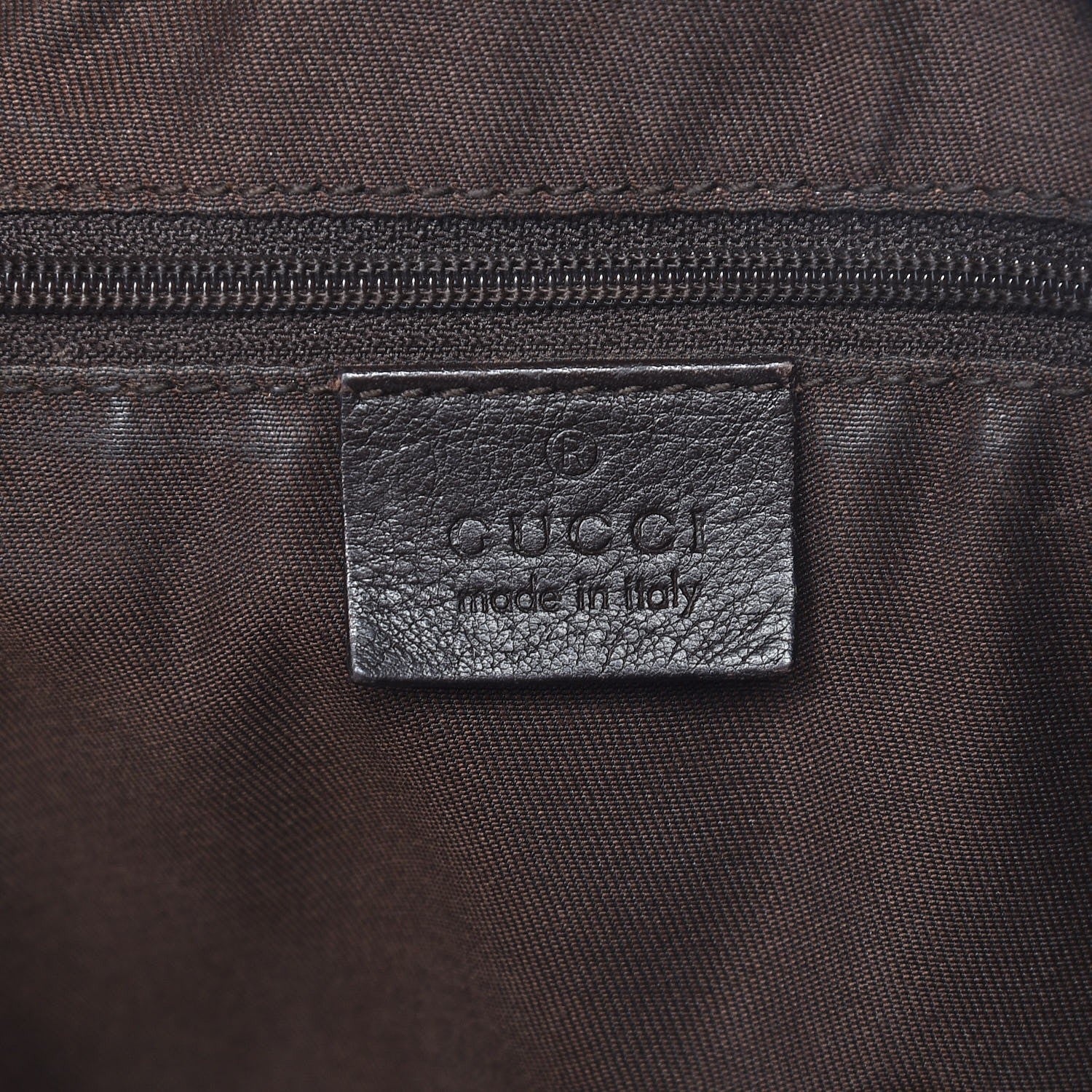 Gucci Monogram Medium D Gold Tote Bag Brown 6 of 11