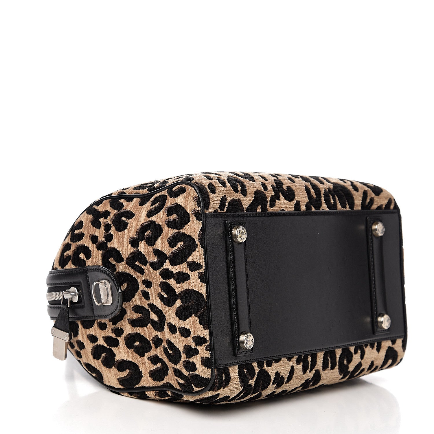 Louis Vuitton Jacquard Velvet Leopard Print Stephen Sprouse Speedy 3 of 12